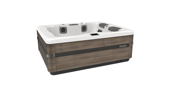Bullfrog 3 Person Compact Hot Tub - 2 Premium JetPak Seats, Dual Lounge Seats