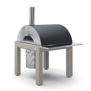 Fontana Bellagio Wood Pizza Oven Including Trolley