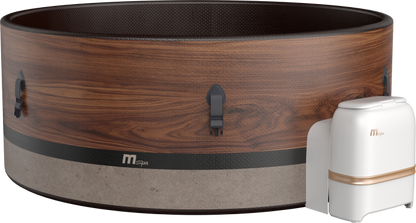 MSpa FRAME DUET-ECO Round DWF Bubble Spa - 6 Bathers, Eco Package, UVC+, without Ozone, CE All Year Round Use Indoor-Outdoor Includes Accessories - DIY Setup