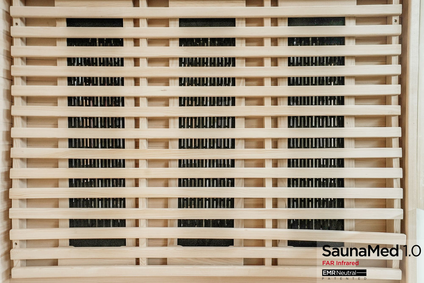 SaunaMed 4 Person Classic Hemlock FAR Infrared Domestic Indoor Sauna - EMR Neutral - 13A Plug & Play