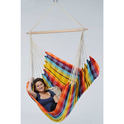 Brasil Rainbow Hammock Chair - Amazonas Online UK