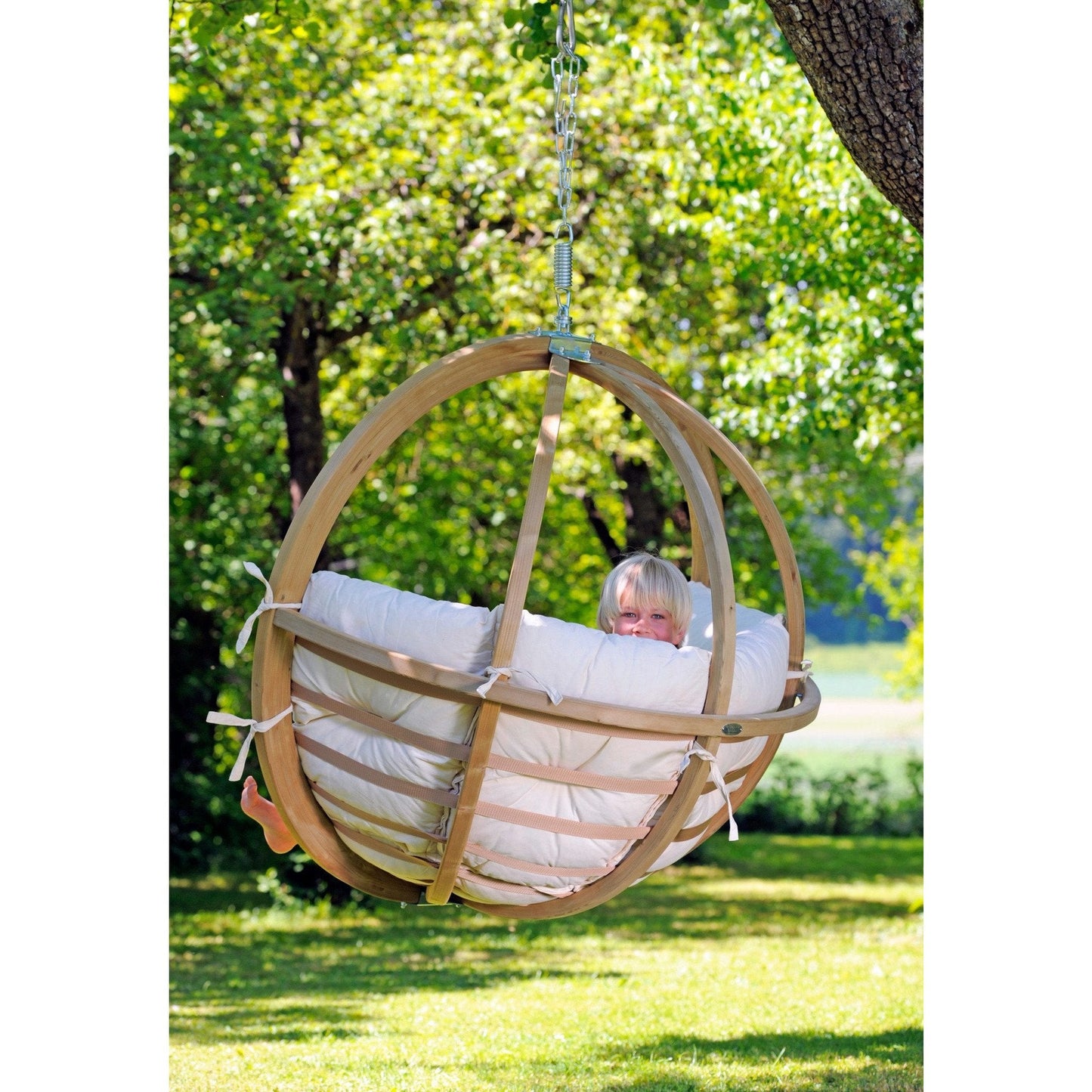 Globo Single Natura Hanging Chair - Amazonas Online UK