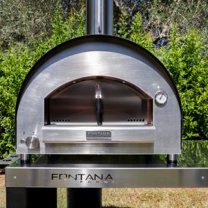 Fontana Margherita Hybrid Gas & Wood Oven in Anthracite