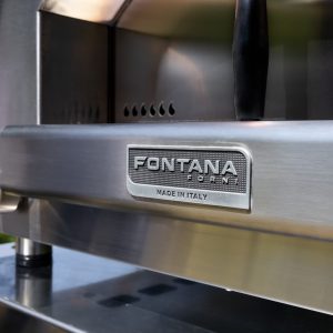 Fontana Margherita Hybrid Gas & Wood Oven in Anthracite