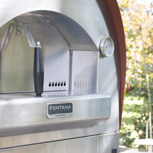 Fontana Margherita Hybrid Gas & Wood Oven in Anthracite
