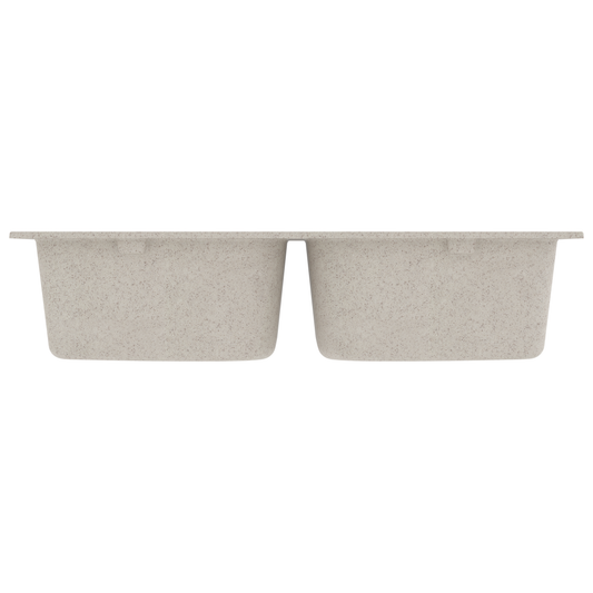 vidaXL Kitchen Sink Beige 76 x 48 x 30 cm Quartz and Resin