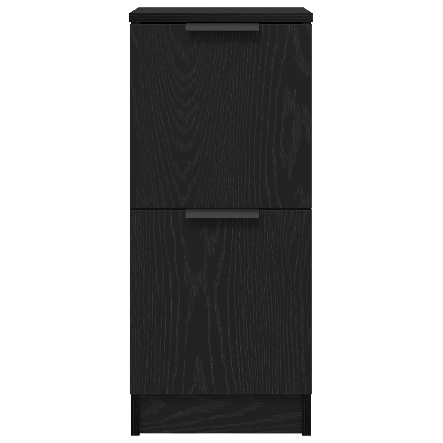 vidaXL Sideboard 3 pcs Black Oak Engineered Wood