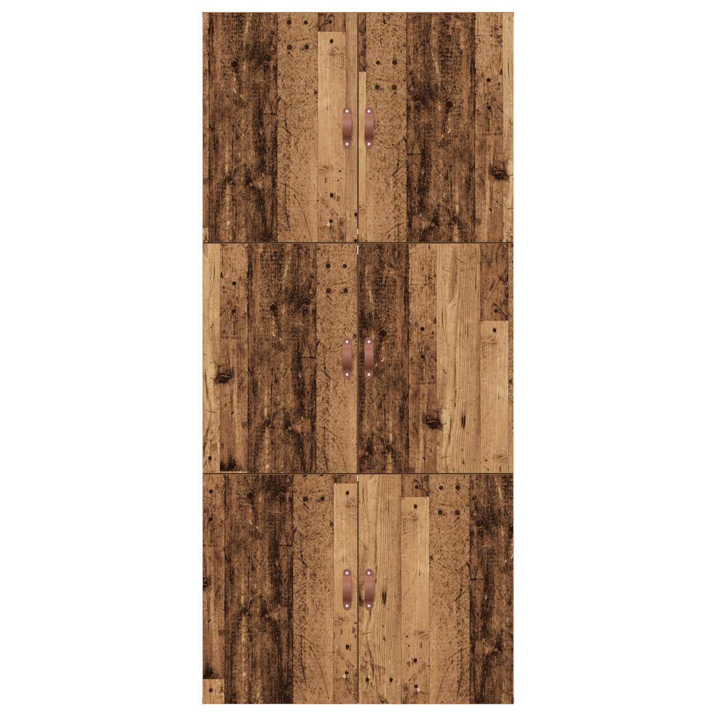 vidaXL Storage Bed Frame Old Wood 80x200 cm