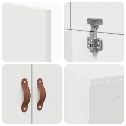 vidaXL Storage Bed Frame White 90x200 cm