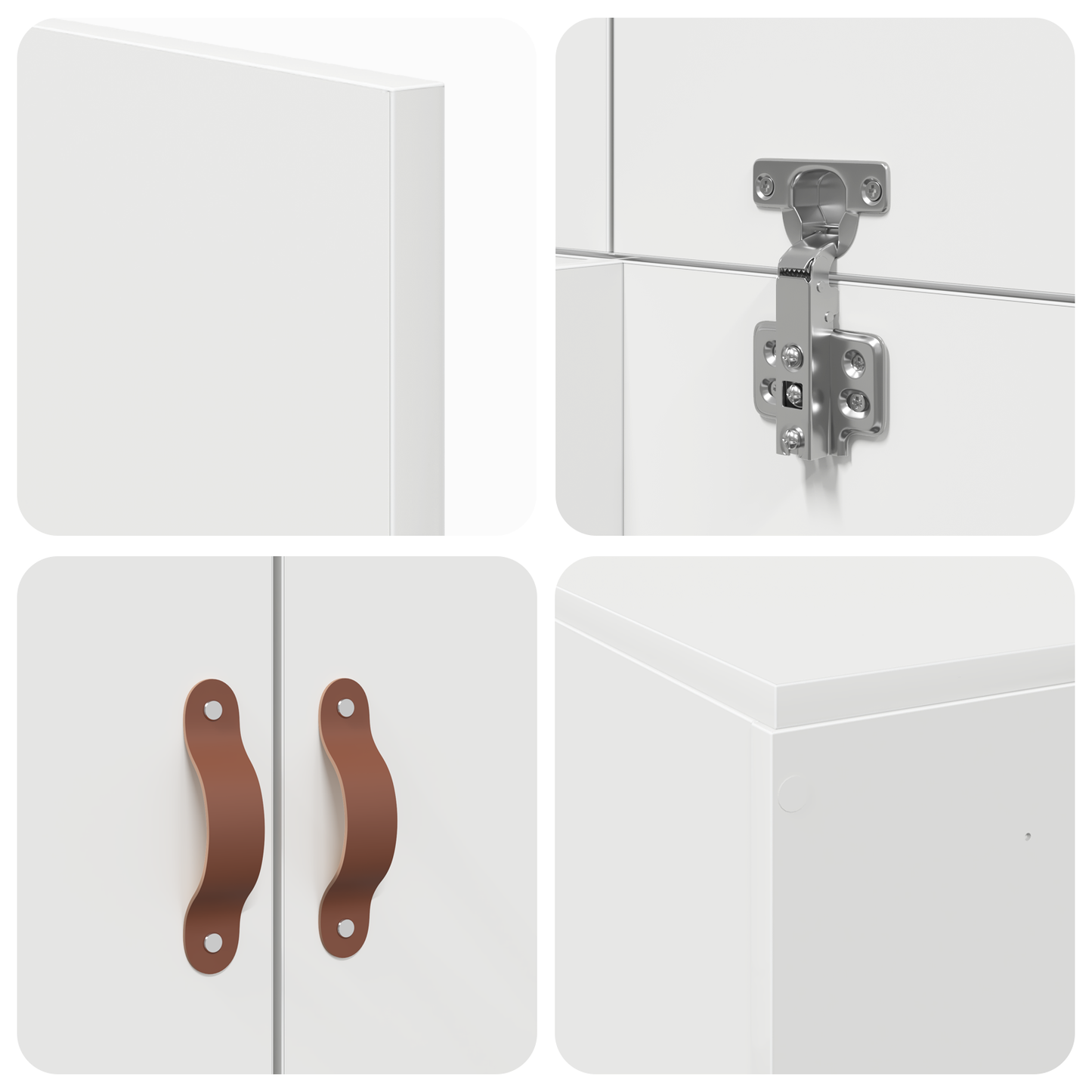 vidaXL Storage Bed Frame White 100x200 cm