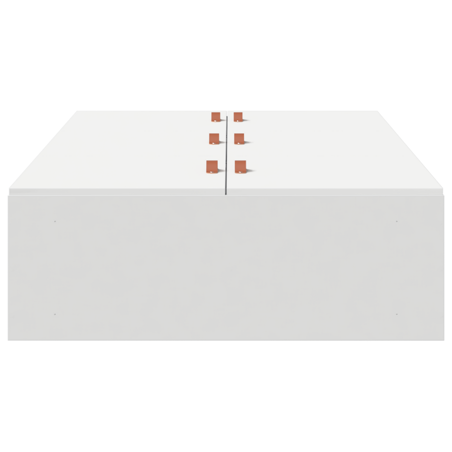 vidaXL Storage Bed Frame White 100x200 cm