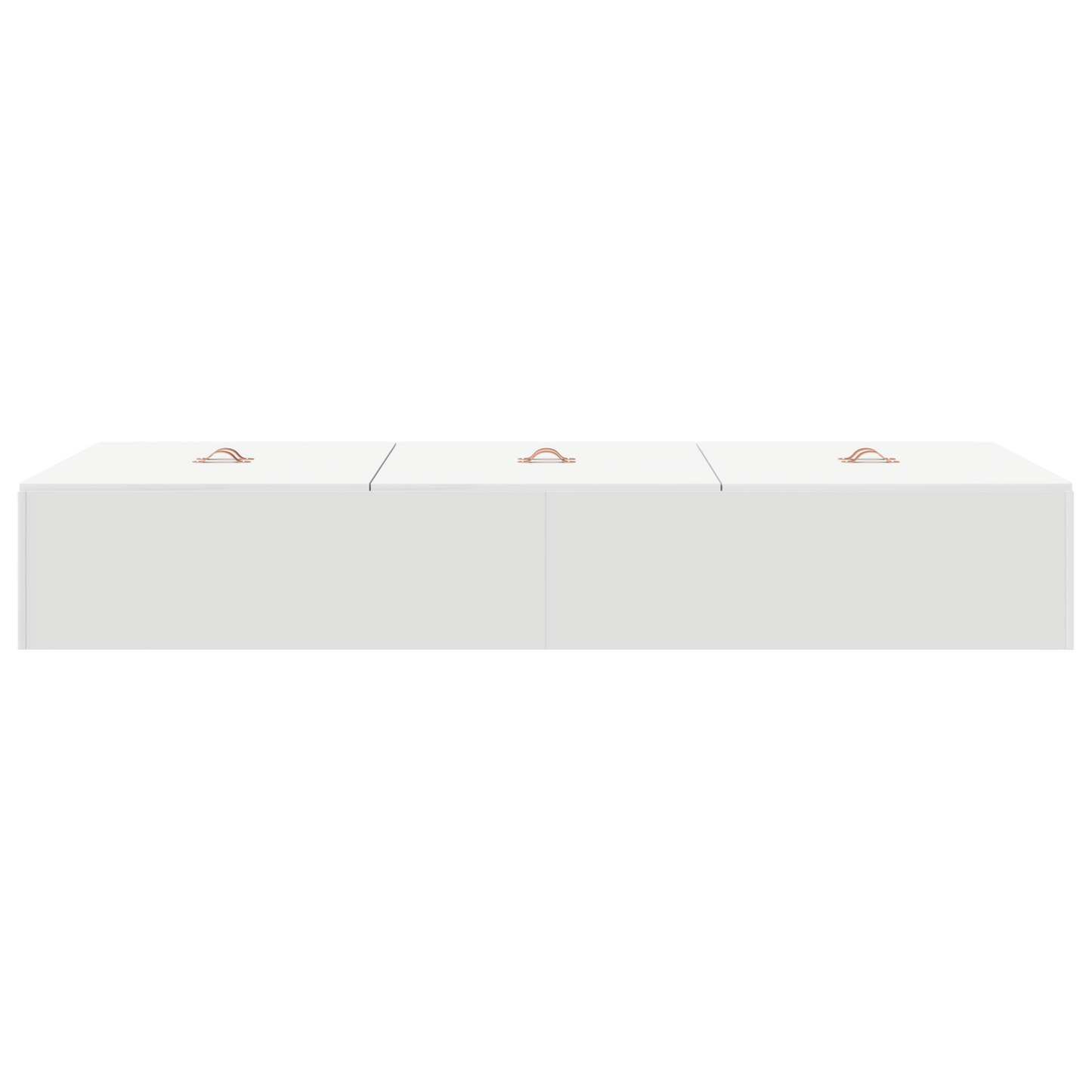 vidaXL Storage Bed Frame White 100x200 cm
