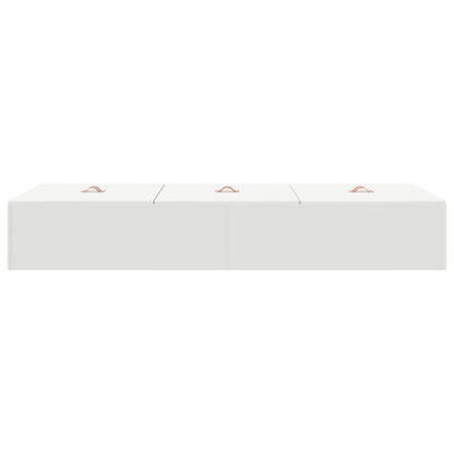 vidaXL Storage Bed Frame White 100x200 cm