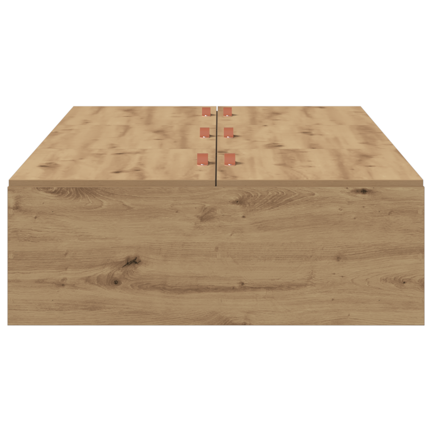 vidaXL Storage Bed Frame Artisan Oak 100x200 cm