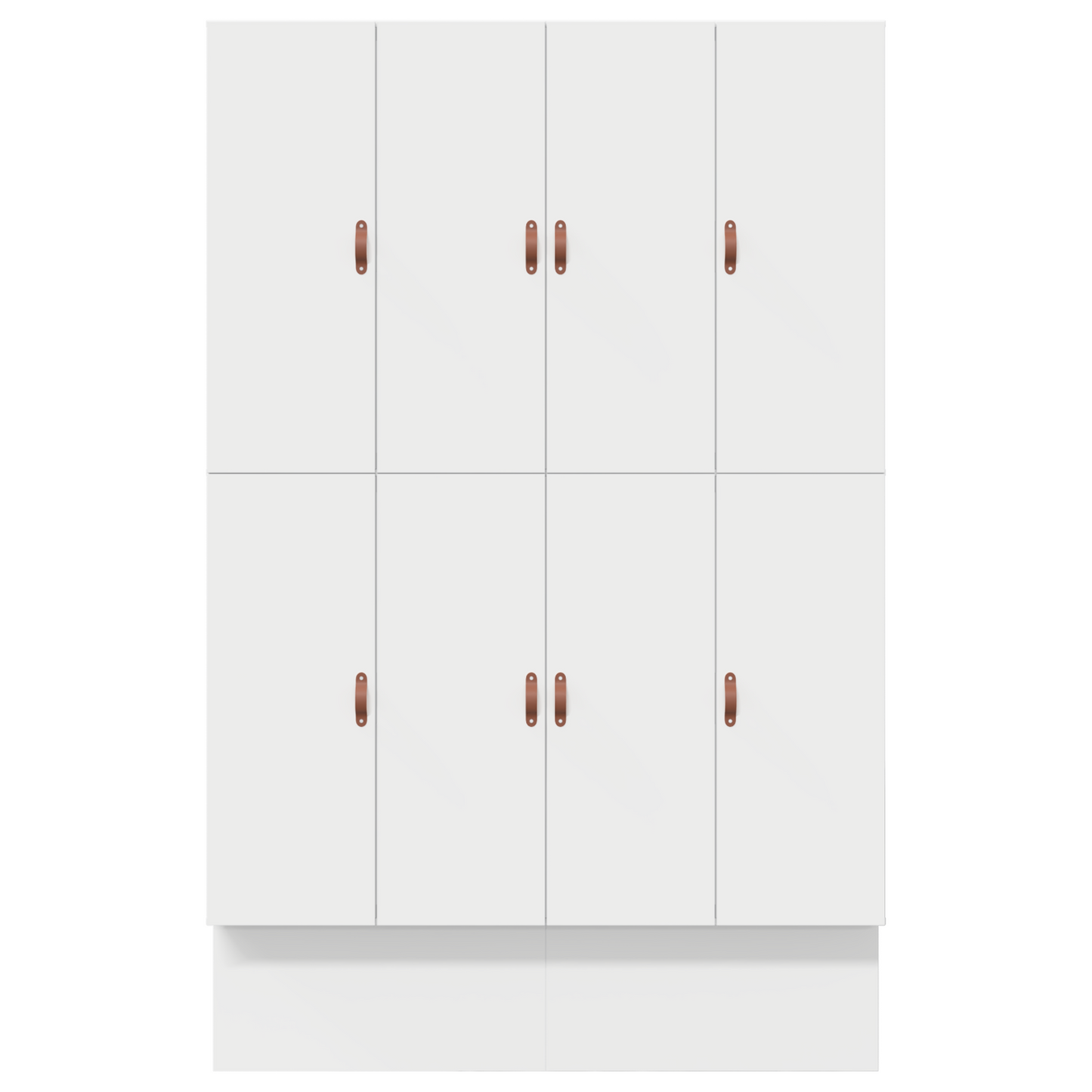 vidaXL Storage Bed Frame White 135x190 cm