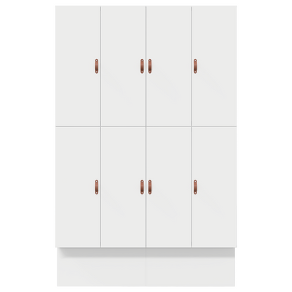 vidaXL Storage Bed Frame White 135x190 cm