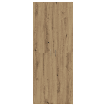 vidaXL Office Cabinet Set of 2 Artisan oak Engineered wood