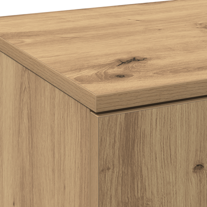 vidaXL Highboard Artisan Oak 80x35x180 cm Engineered Wood