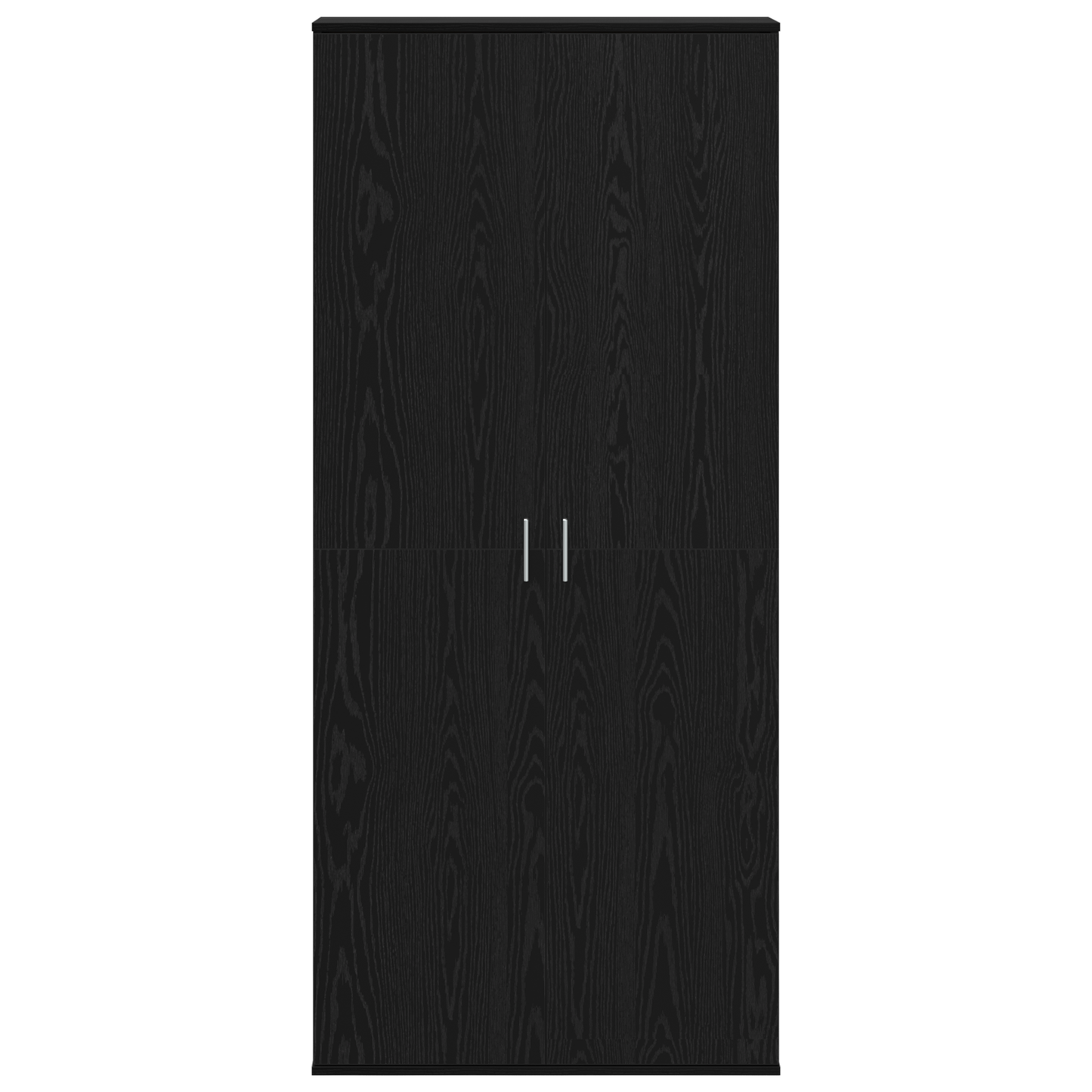 vidaXL Highboard Black Oak 80x35x180 cm Engineered Wood
