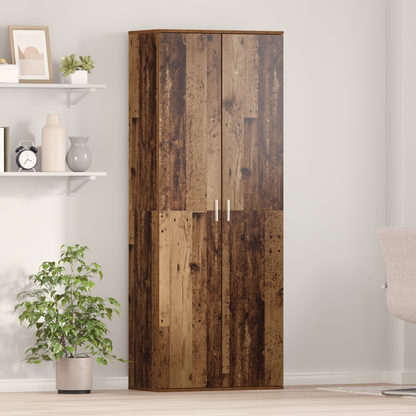 vidaXL Highboard Old Wood 70x35x180 cm Engineered Wood