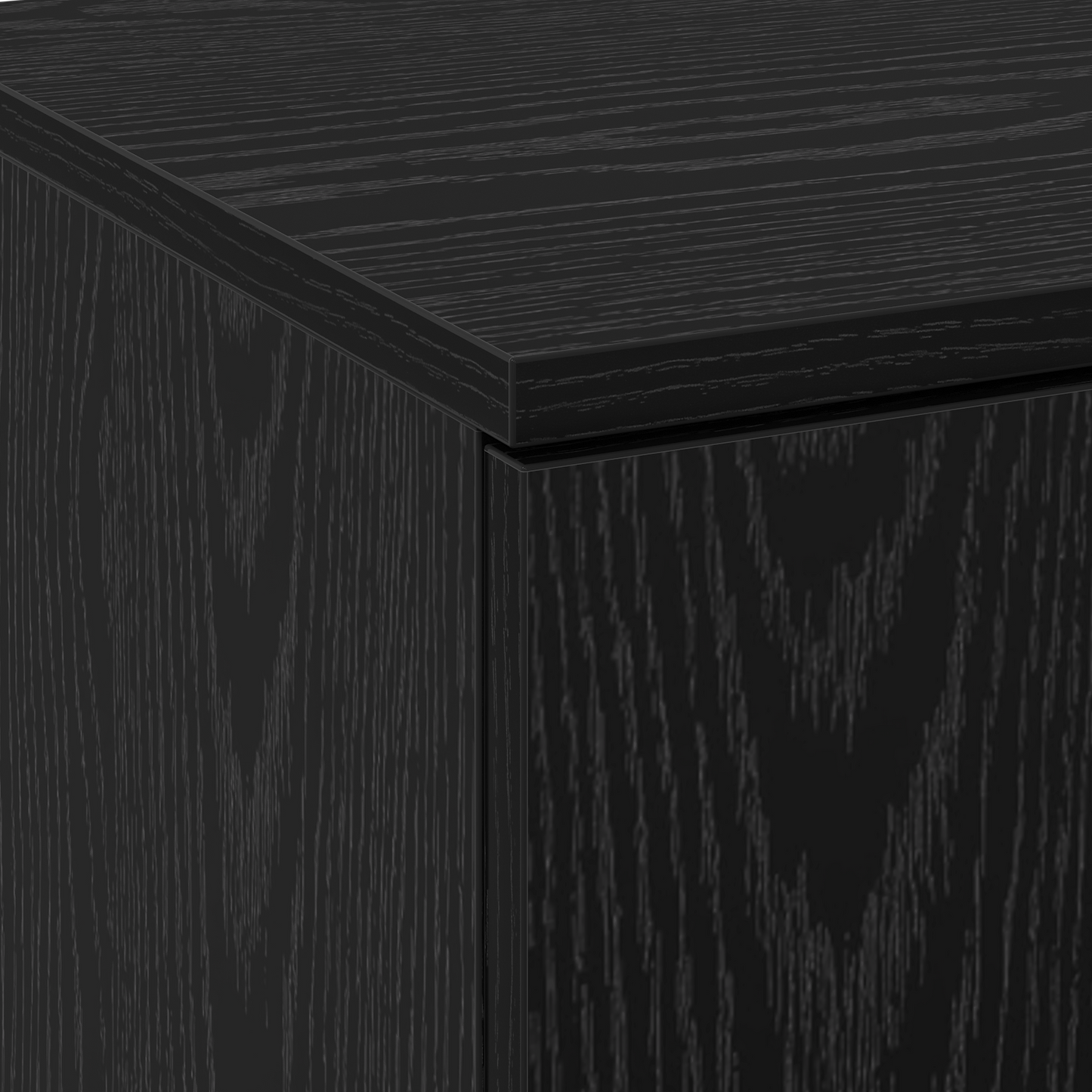 vidaXL Highboard Black Oak 70x35x180 cm Engineered Wood