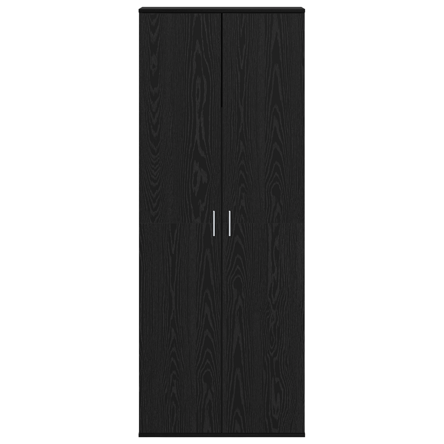 vidaXL Highboard Black Oak 70x35x180 cm Engineered Wood