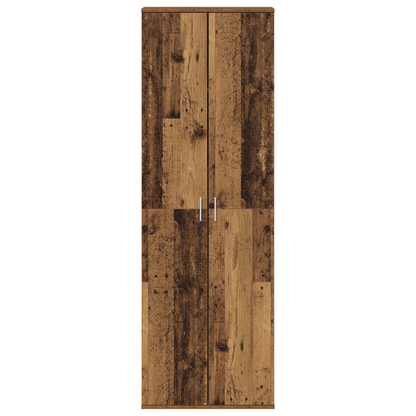 vidaXL Highboard Old Wood 60x35x180 cm Engineered Wood