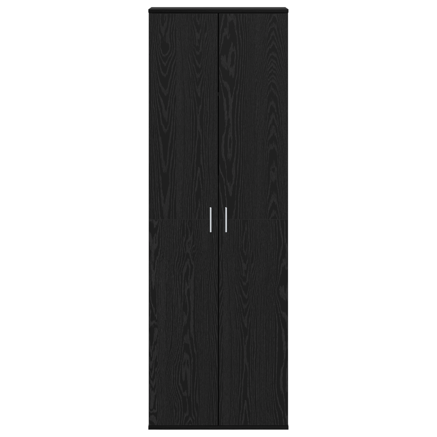 vidaXL Highboard Black Oak 60x35x180 cm Engineered Wood