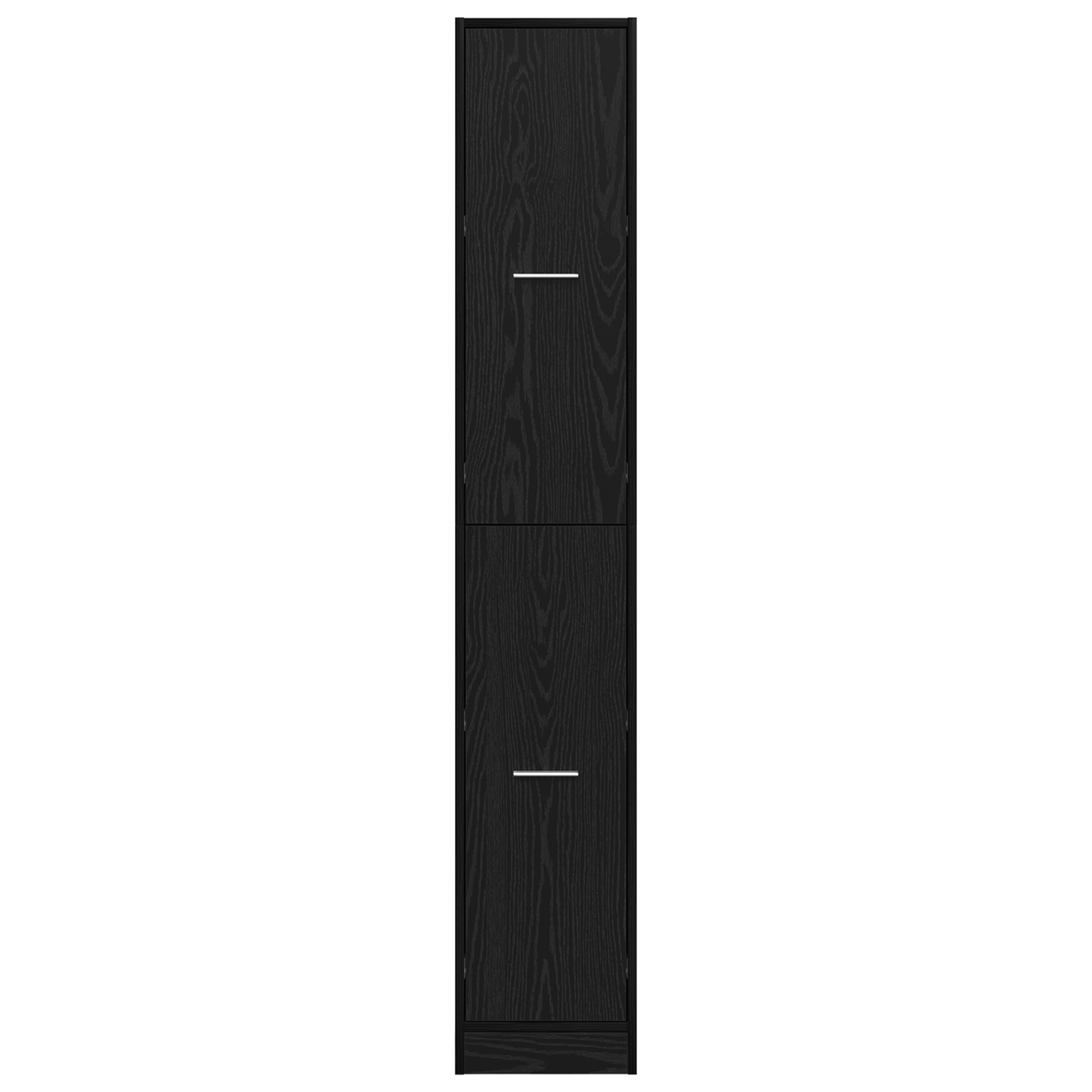 vidaXL Apothecary cabinet Black Oak 30x41x174.5 cm Engineered Wood