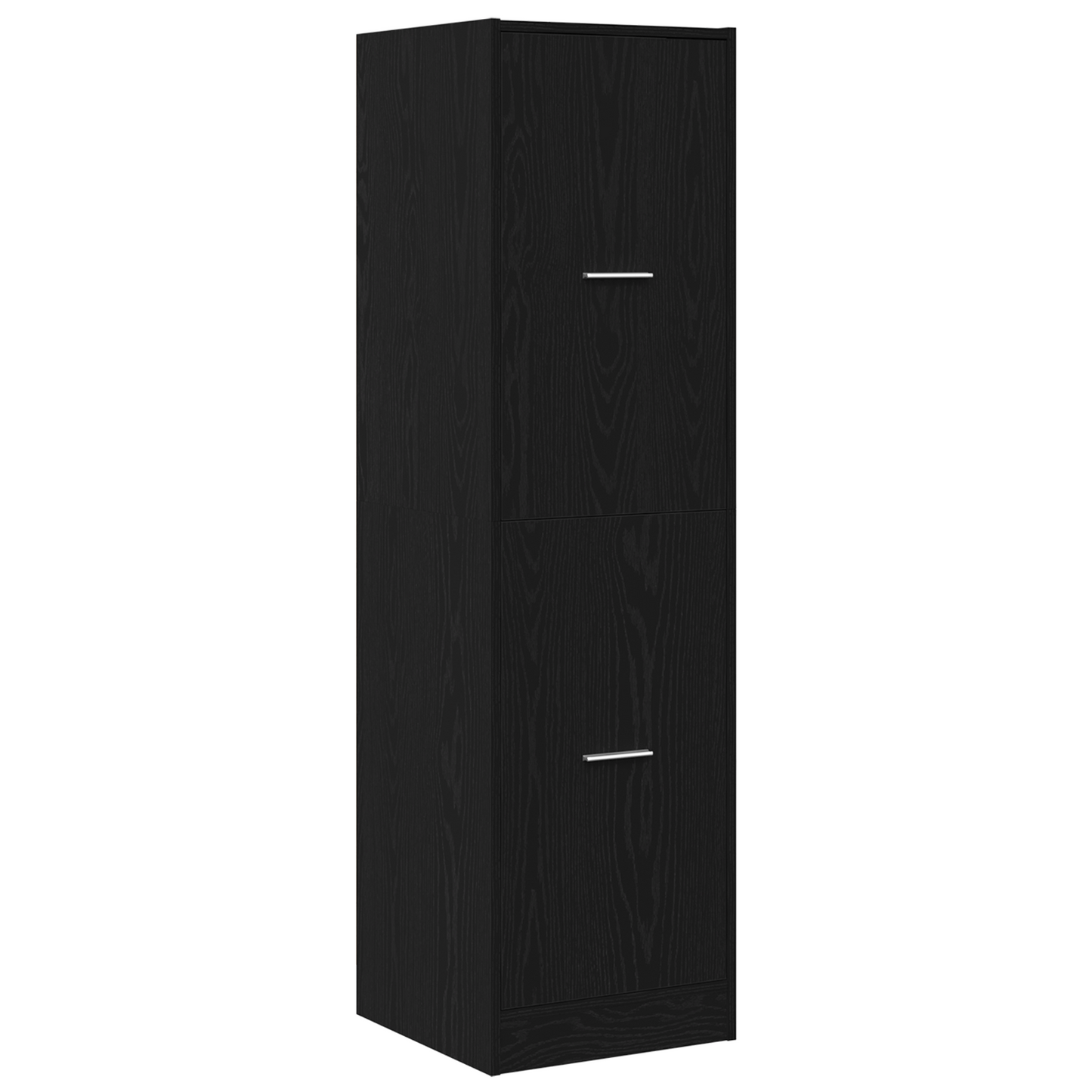 vidaXL Apothecary cabinet Black Oak 40x41x144.5 cm Engineered Wood