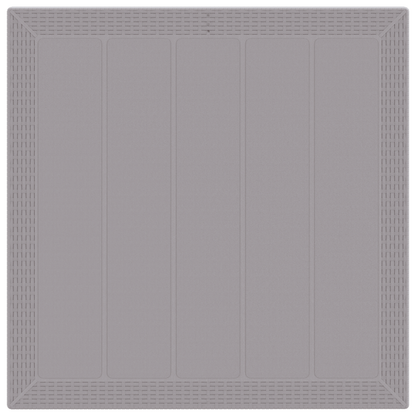 vidaXL 5 Piece Garden Dining Set Light Grey Poly Rattan