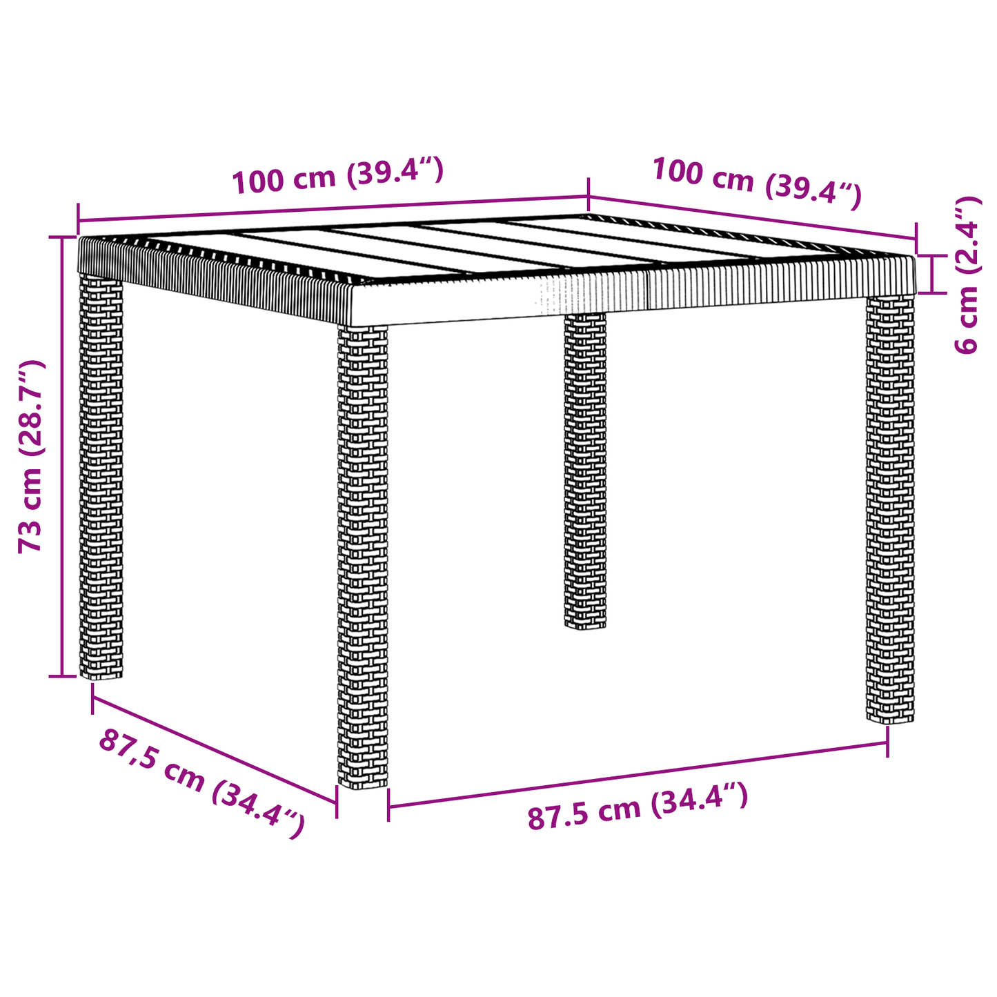 vidaXL 5 Piece Garden Dining Set Light Grey Poly Rattan