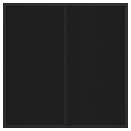 vidaXL 3 Piece Garden Dining Set Black PVC Rattan