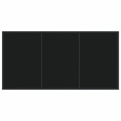 vidaXL 5 Piece Garden Dining Set Black Poly Rattan