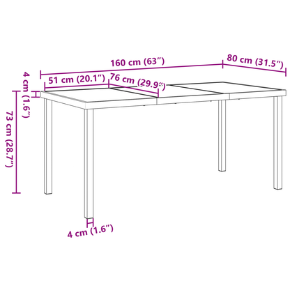 vidaXL 5 Piece Garden Dining Set Black Poly Rattan