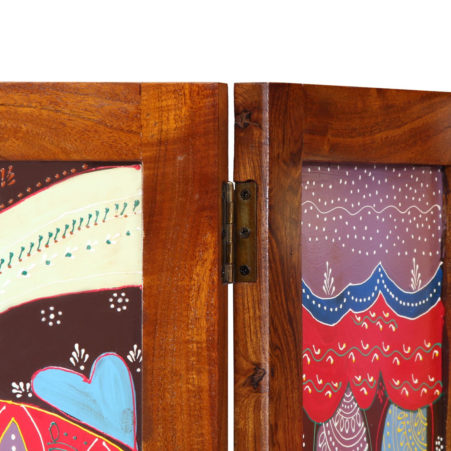 vidaXL Room Divider 3 Panels Honey Brown 35x1.5x160 cm Solid Wood Acacia