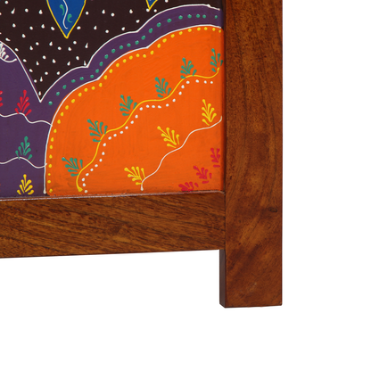 vidaXL Room Divider 3 Panels Honey Brown 35x1.5x160 cm Solid Wood Acacia