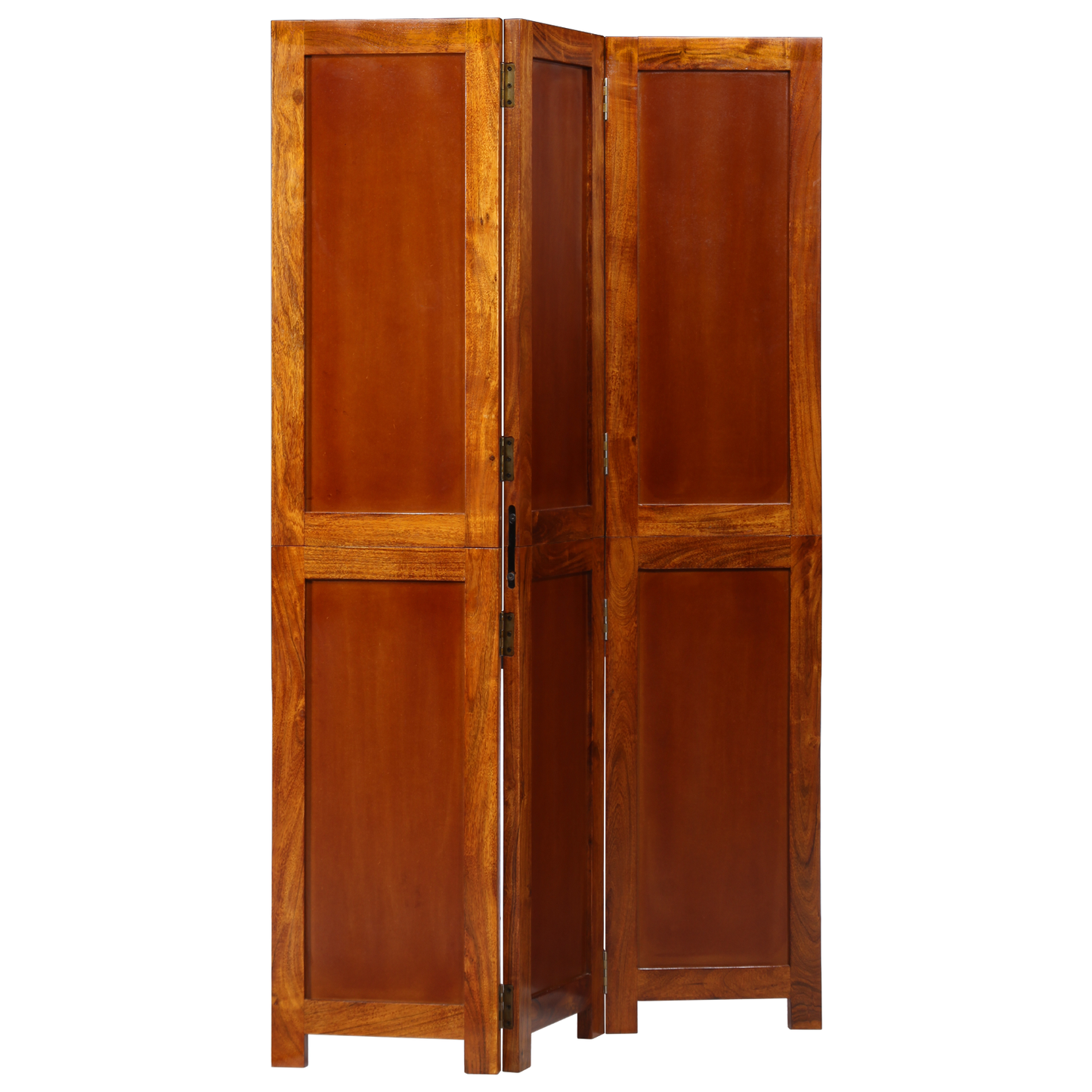 vidaXL Room Divider 3 Panels Honey Brown 35x1.5x160 cm Solid Wood Acacia