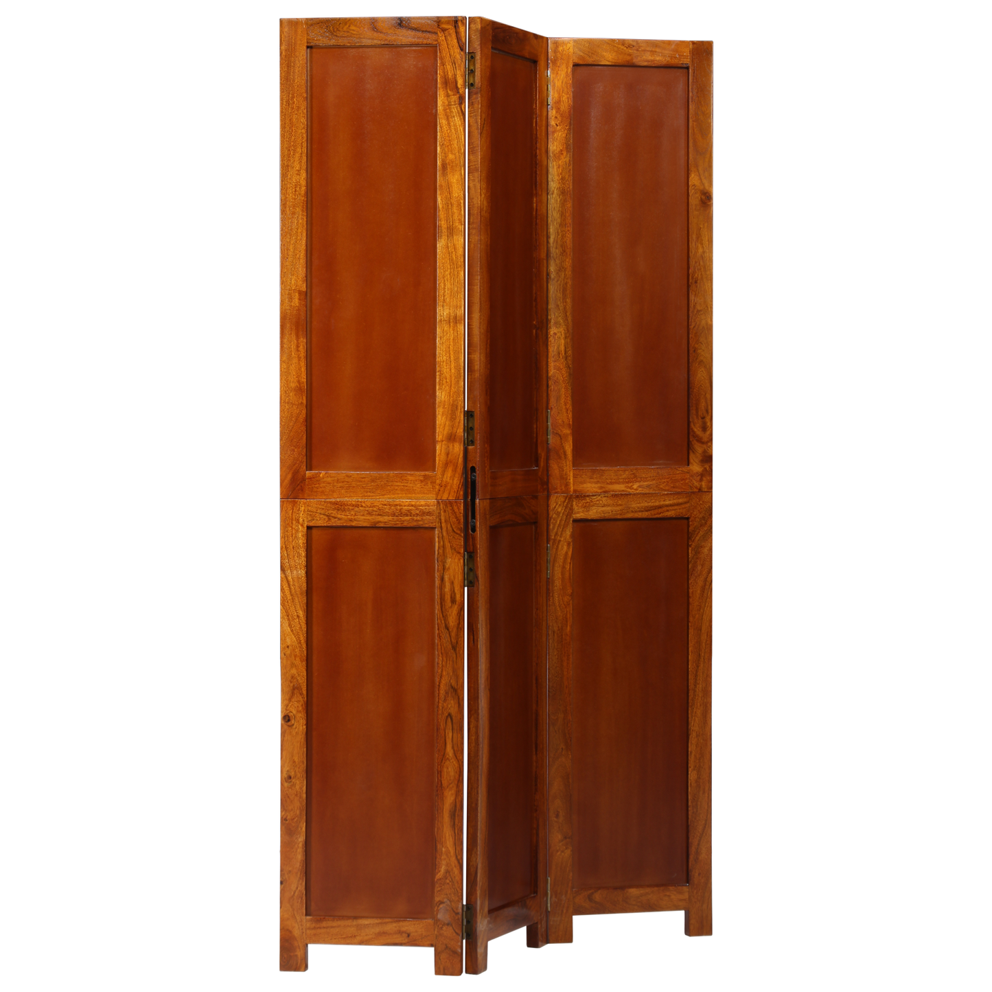 vidaXL Room Divider 3 Panels Honey Brown 35x1.5x160 cm Solid Wood Acacia