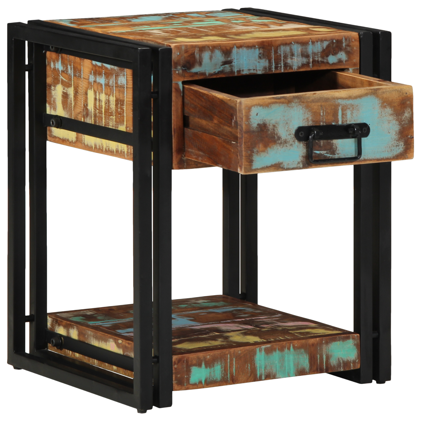 vidaXL Nightstands 2 pcs 40x40x50 cm Solid Reclaimed Wood