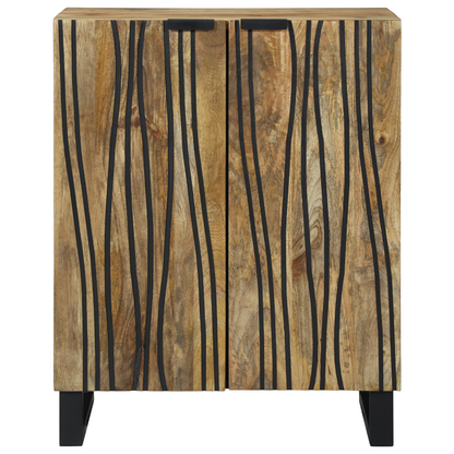vidaXL Sideboard 60x33.5x75 cm Solid Wood Mango