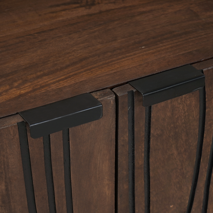 vidaXL Sideboard 60x33.5x75 cm Solid Wood Mango