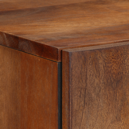 vidaXL Highboard Brown 60 x 33 x 100 cm Solid Mango Wood