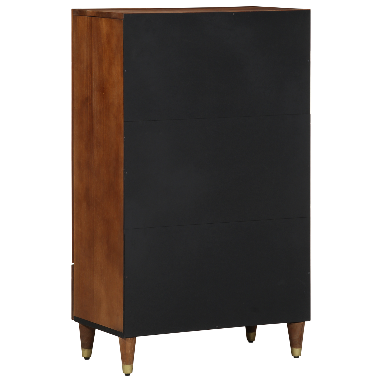 vidaXL Highboard Brown 60 x 33 x 100 cm Solid Mango Wood