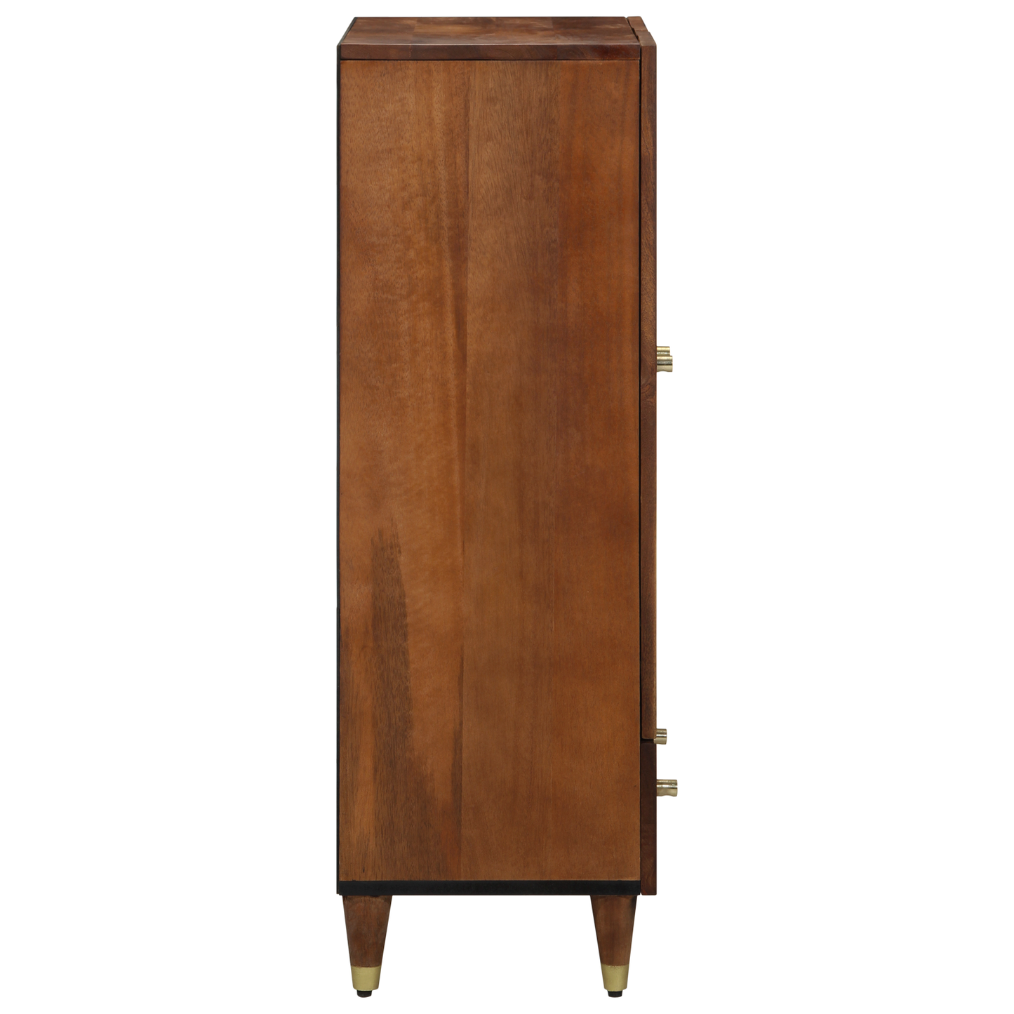 vidaXL Highboard Brown 60 x 33 x 100 cm Solid Mango Wood