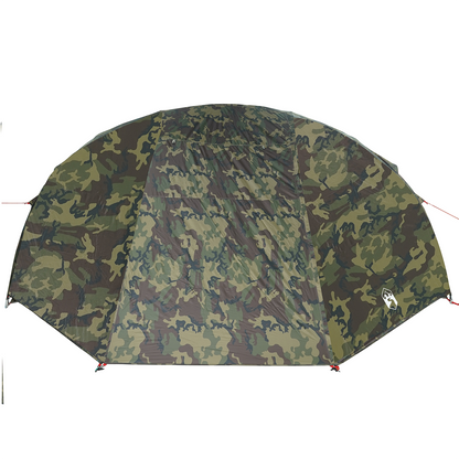 vidaXL Fishing Tent 7-Person Camouflage Waterproof