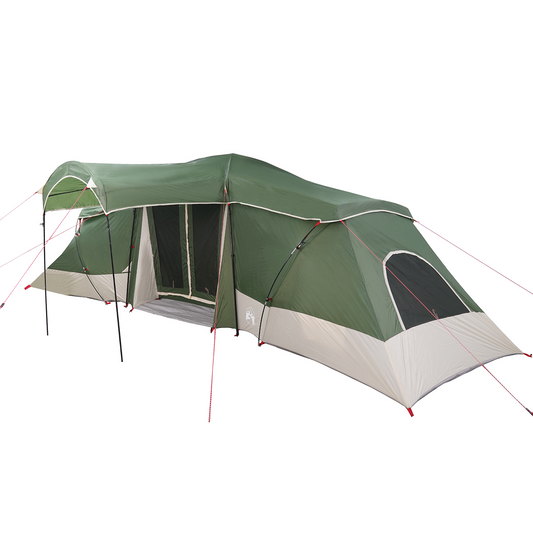 vidaXL Family Tent with Windows Dome Green 6-Person Waterproof