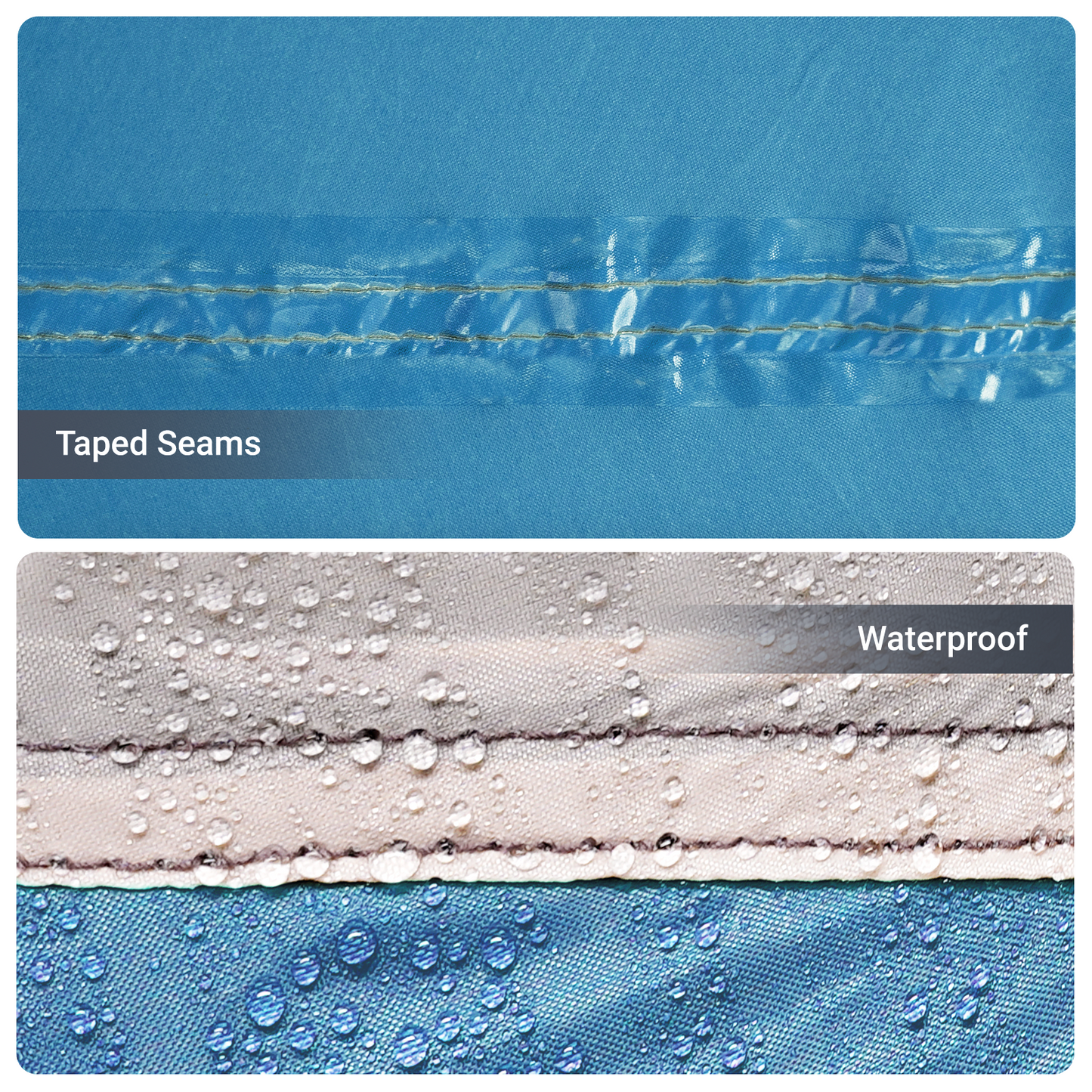 vidaXL Camping Tent A-Frame 5-Person Blue Waterproof