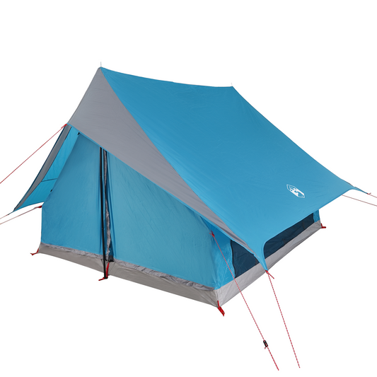 vidaXL Camping Tent A-Frame 5-Person Blue Waterproof