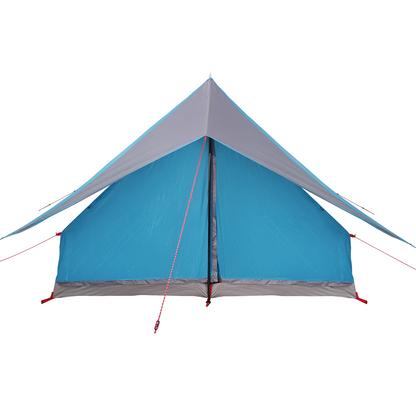 vidaXL Camping Tent A-Frame 5-Person Blue Waterproof